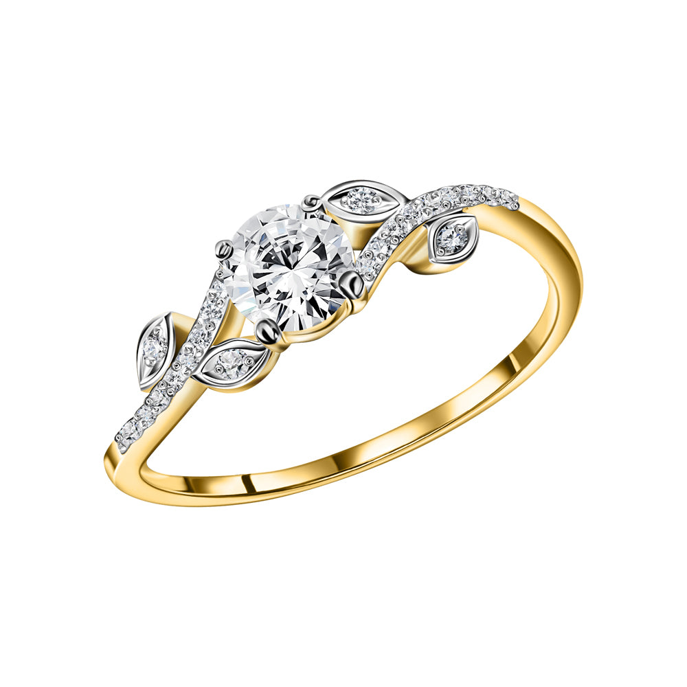 Twist Solitaire Ring